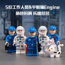 PANTASY 11034 VŨ TRỤ HÀNG KHÔNG MŨI TÊN XANH THỜI GIAN VÀ MỚI CẦU THANG bộ đồ chơi xếp lắp ráp ghép mô hình 1800 khối