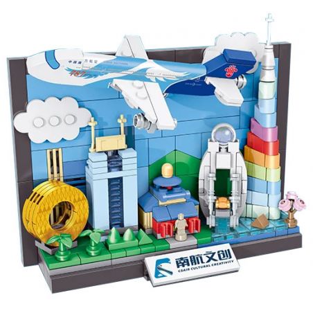 PANTASY 11033 TRUNG QUỐC SOUTHERN AIRLINES SÁNG TẠO QUẢNG CHÂU bộ đồ chơi xếp lắp ráp ghép mô hình Architecture Công Trình Kiến Trúc 300 khối
