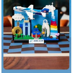 PANTASY 11033 TRUNG QUỐC SOUTHERN AIRLINES SÁNG TẠO QUẢNG CHÂU bộ đồ chơi xếp lắp ráp ghép mô hình Architecture Công Trình Kiến Trúc 300 khối