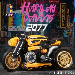 SHARP MODEL JIMULIANG PRODUCT 10538 XE MÁY CYBERPUNK 1:8 tỷ lệ 1:8 bộ đồ chơi xếp lắp ráp ghép mô hình Technic Kỹ Thuật Công Nghệ Cao Mô Hình Phương Tiện 679 khối