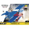 COBI 2994 FOCHIA D.VII tỷ lệ 1:32 bộ đồ chơi xếp lắp ráp ghép mô hình Military Army FOKKER D.VII Quân Sự Bộ Đội 255 khối