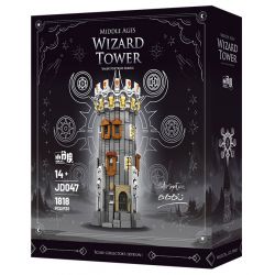 SMALL ANGLE JD047 THÁP PHÙ THỦY THỜI TRUNG CỔ bộ đồ chơi xếp lắp ráp ghép mô hình Medieval Castle WIZARD TOWDR Chiến Tranh Trung Cổ 1818 khối