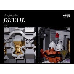 SMALL ANGLE JD047 THÁP PHÙ THỦY THỜI TRUNG CỔ bộ đồ chơi xếp lắp ráp ghép mô hình Medieval Castle WIZARD TOWDR Chiến Tranh Trung Cổ 1818 khối