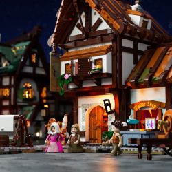 LUMIBRICKS FUNWHOLE F9038 9038 CỬA HÀNG THỢ MAY THỜI TRUNG CỔ bộ đồ chơi xếp lắp ráp ghép mô hình Medieval Castle TAILOR SHOP Chiến Tranh Trung Cổ 1994 khối