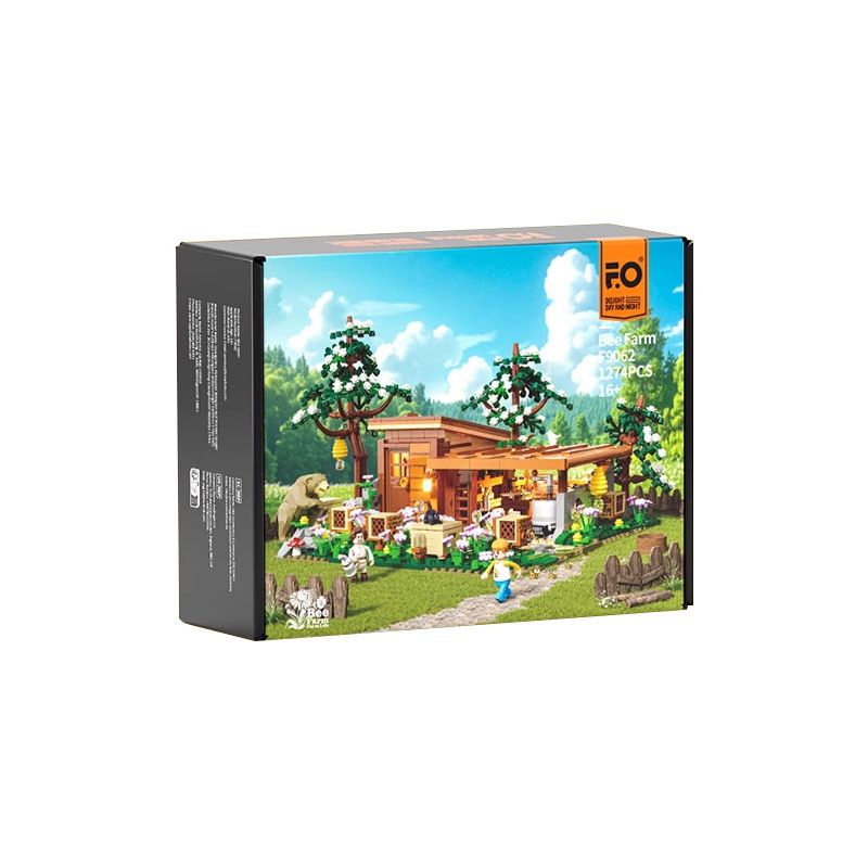 LUMIBRICKS FUNWHOLE F9062 9062 CUỘC SỐNG NÔNG TRẠI BEEKEEPER bộ đồ chơi xếp lắp ráp ghép mô hình City BEE FARM Thành Phố 1274 khối