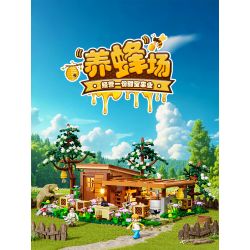 LUMIBRICKS FUNWHOLE F9062 9062 CUỘC SỐNG NÔNG TRẠI BEEKEEPER bộ đồ chơi xếp lắp ráp ghép mô hình City BEE FARM Thành Phố 1274 khối