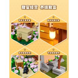 LUMIBRICKS FUNWHOLE F9062 9062 CUỘC SỐNG NÔNG TRẠI BEEKEEPER bộ đồ chơi xếp lắp ráp ghép mô hình City BEE FARM Thành Phố 1274 khối