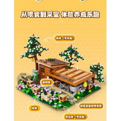LUMIBRICKS FUNWHOLE F9062 9062 CUỘC SỐNG NÔNG TRẠI BEEKEEPER bộ đồ chơi xếp lắp ráp ghép mô hình City BEE FARM Thành Phố 1274 khối