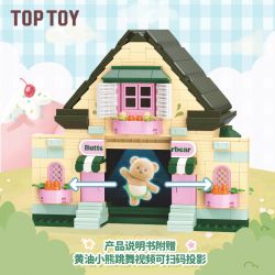 TOP TOY TC2058 2058 GẤU BƠ LỀU bộ đồ chơi xếp lắp ráp ghép mô hình BUTTERBEAR