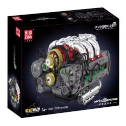 MouldKing 10181 Mould King 10181 ĐỘNG CƠ ĐỐI DIỆN NGANG bộ đồ chơi xếp lắp ráp ghép mô hình Technic FLAT ENGINE Kỹ Thuật Công Nghệ Cao Mô Hình Phương Tiện 2375 khối