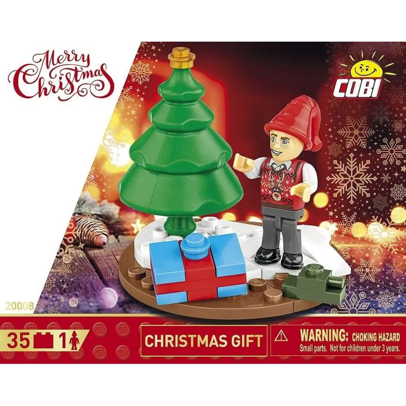 COBI 20008 MÓN QUÀ GIÁNG SINH bộ đồ chơi xếp lắp ráp ghép mô hình Creator CHRISTMAS GIFT Sáng Tạo 35 khối