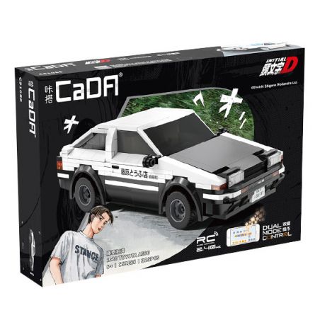 CADA DOUBLEE C51086 51086 CHỮ VIẾT TẮT D TOYOTA AE86 TRUENO tỷ lệ 1:20 bộ đồ chơi xếp lắp ráp ghép mô hình Racers Đua Tốc Độ 325 khối
