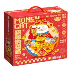 KEEPPLEY K19913 19913 ZHA CAIFU CAT bộ đồ chơi xếp lắp ráp ghép mô hình Creator MONEY CAT Sáng Tạo 1929 khối