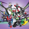 BLOKEES 74302 KAMEN RIDER STARLIGHT EDITION ĐỐI TÁC THỨ 2 bộ đồ chơi xếp lắp ráp ghép mô hình Movie & Game Phim Và Trò Chơi