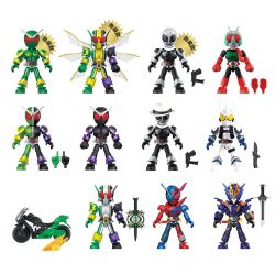 BLOKEES 74302 KAMEN RIDER STARLIGHT EDITION ĐỐI TÁC THỨ 2 bộ đồ chơi xếp lắp ráp ghép mô hình Movie & Game Phim Và Trò Chơi