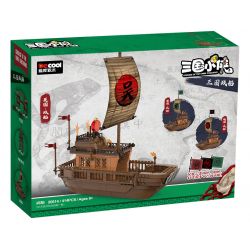 DECOOL BRICKCOOL 20514 BA CẤP CAO XIA WARSHIP bộ đồ chơi xếp lắp ráp ghép mô hình Three Kingdoms Tam Quốc Diễn Nghĩa 414 khối
