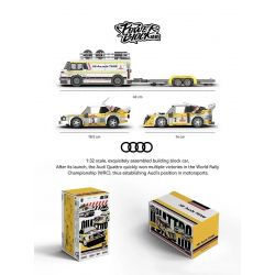 PINBO PB8812 8812 ĐỘI ĐUA AUDI tỷ lệ 1:32 bộ đồ chơi xếp lắp ráp ghép mô hình Speed Champions Racing Cars Đua Xe Công Thức