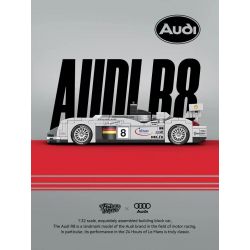 PINBO PB8813 8813 AUDI R8 tỷ lệ 1:32 bộ đồ chơi xếp lắp ráp ghép mô hình Speed Champions Racing Cars Đua Xe Công Thức