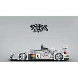 PINBO PB8813 8813 AUDI R8 tỷ lệ 1:32 bộ đồ chơi xếp lắp ráp ghép mô hình Speed Champions Racing Cars Đua Xe Công Thức