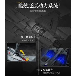 KEEPPLEY 23029 NHẠC CỤ NẶNG MẠNH MÁY BAY CHIẾN ĐẤU J-15 1:39 tỷ lệ 1:39 bộ đồ chơi xếp lắp ráp ghép mô hình Military Army Quân Sự Bộ Đội 1455 khối