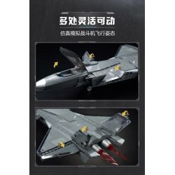 KEEPPLEY 23027 NHẠC CỤ NẶNG MẠNH MÁY BAY CHIẾN ĐẤU J-20 1:44 tỷ lệ 1:44 bộ đồ chơi xếp lắp ráp ghép mô hình Military Army ZTZ-99A Quân Sự Bộ Đội 732 khối