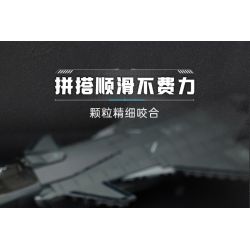 KEEPPLEY 23027 NHẠC CỤ NẶNG MẠNH MÁY BAY CHIẾN ĐẤU J-20 1:44 tỷ lệ 1:44 bộ đồ chơi xếp lắp ráp ghép mô hình Military Army ZTZ-99A Quân Sự Bộ Đội 732 khối