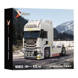 XBERT 66032 XE TẢI CHÂU bộ đồ chơi xếp lắp ráp ghép mô hình Racers EUROPEAN TRUCK Đua Tốc Độ 420 khối