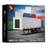 XBERT 66025 TRAILER CONTAINER bộ đồ chơi xếp lắp ráp ghép mô hình Racers SHIPPING CONTAINER TRAILER Đua Tốc Độ 304 khối