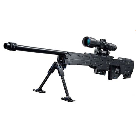 FORANGE FC9407 9407 AWM SÚNG TRƯỜNG BẮN TỈA bộ đồ chơi xếp lắp ráp ghép mô hình Military Army Quân Sự Bộ Đội 1393 khối