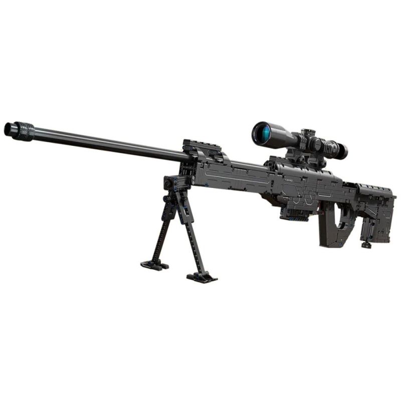 FORANGE FC9410 9410 SÚNG BẮN TỈA LR4 bộ đồ chơi xếp lắp ráp ghép mô hình Military Army Quân Sự Bộ Đội 1373 khối