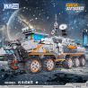 ZHEGAO 983003 KHỦNG HOẢNG CỐT LÕI POLAR ROVER bộ đồ chơi xếp lắp ráp ghép mô hình INSPCTION VEHICLE 1491 khối