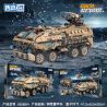 ZHEGAO 983004 KHỦNG HOẢNG TÌNH TRẠNG THÉP TÊ GIÁC -HEAVY CAR bộ đồ chơi xếp lắp ráp ghép mô hình HEAVY ARMORED VEHICLE
