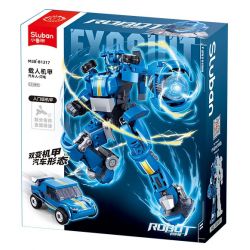 SLUBAN M38-B1317 B1317 1317 M38B1317 38-B1317 MECH MASTER MANKI MECHA BOMB THỨ NĂM LIGHTNING Ô TÔ bộ đồ chơi xếp lắp ráp ghép mô hình 253 khối