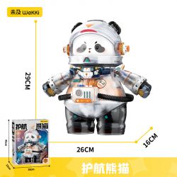 WEKKI 506508 MECHA PANDA SỐ 002 HỘ TỐNG GẤU TRÚC bộ đồ chơi xếp lắp ráp ghép mô hình