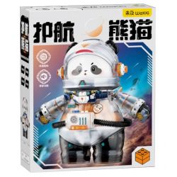 WEKKI 506508 MECHA PANDA SỐ 002 HỘ TỐNG GẤU TRÚC bộ đồ chơi xếp lắp ráp ghép mô hình