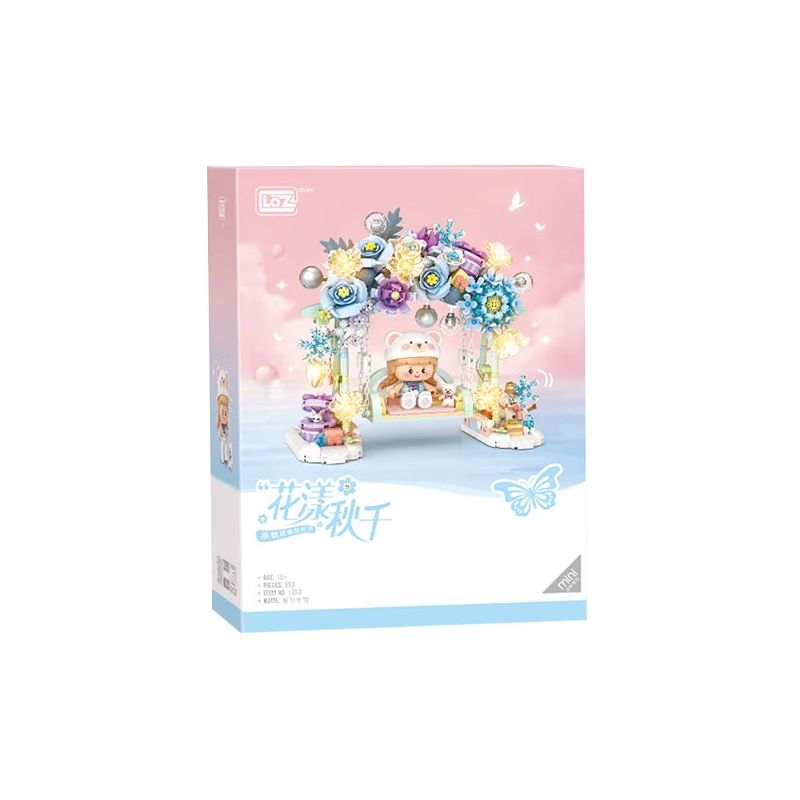 LOZ 1353 ĐU HOA NẮNG ẤM VÀ TUYẾT MÙA ĐÔNG bộ đồ chơi xếp lắp ráp ghép mô hình