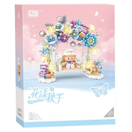 LOZ 1353 ĐU HOA NẮNG ẤM VÀ TUYẾT MÙA ĐÔNG bộ đồ chơi xếp lắp ráp ghép mô hình