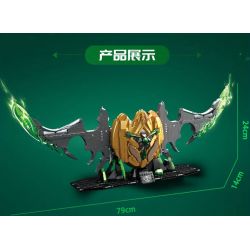 DK 1531 BLADE OF DARK NIGHT bộ đồ chơi xếp lắp ráp ghép mô hình Movie & Game Phim Và Trò Chơi 1638 khối
