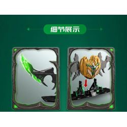 DK 1531 BLADE OF DARK NIGHT bộ đồ chơi xếp lắp ráp ghép mô hình Movie & Game Phim Và Trò Chơi 1638 khối