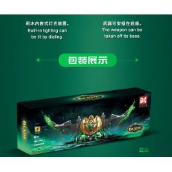 DK 1531 BLADE OF DARK NIGHT bộ đồ chơi xếp lắp ráp ghép mô hình Movie & Game Phim Và Trò Chơi 1638 khối