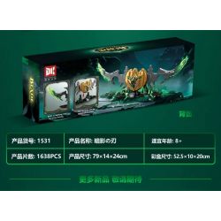 DK 1531 BLADE OF DARK NIGHT bộ đồ chơi xếp lắp ráp ghép mô hình Movie & Game Phim Và Trò Chơi 1638 khối