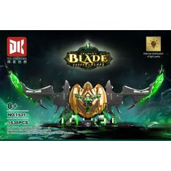 DK 1531 BLADE OF DARK NIGHT bộ đồ chơi xếp lắp ráp ghép mô hình Movie & Game Phim Và Trò Chơi 1638 khối