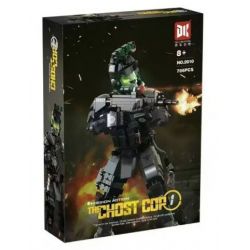 DK 2010 NHIỆM VỤ CẢNH SÁT MA 1 bộ đồ chơi xếp lắp ráp ghép mô hình Movie & Game THE GHOST COP Phim Và Trò Chơi 786 khối