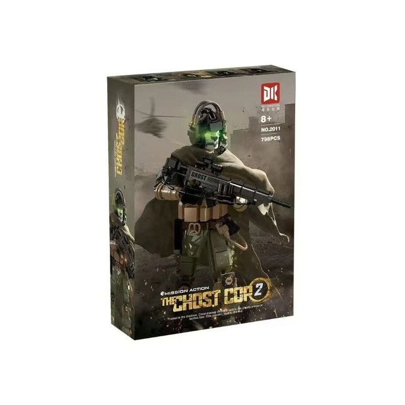 DK 2011 HÀNH ĐỘNG NHIỆM VỤ CẢNH SÁT MA 2 bộ đồ chơi xếp lắp ráp ghép mô hình Movie & Game THE GHOST COP Phim Và Trò Chơi 798 khối