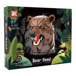 DK 5031 ĐẦU GẤU bộ đồ chơi xếp lắp ráp ghép mô hình Technic BEAR HEAD Kỹ Thuật Công Nghệ Cao Mô Hình Phương Tiện 1006 khối