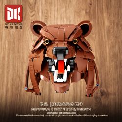 DK 5031 ĐẦU GẤU bộ đồ chơi xếp lắp ráp ghép mô hình Technic BEAR HEAD Kỹ Thuật Công Nghệ Cao Mô Hình Phương Tiện 1006 khối