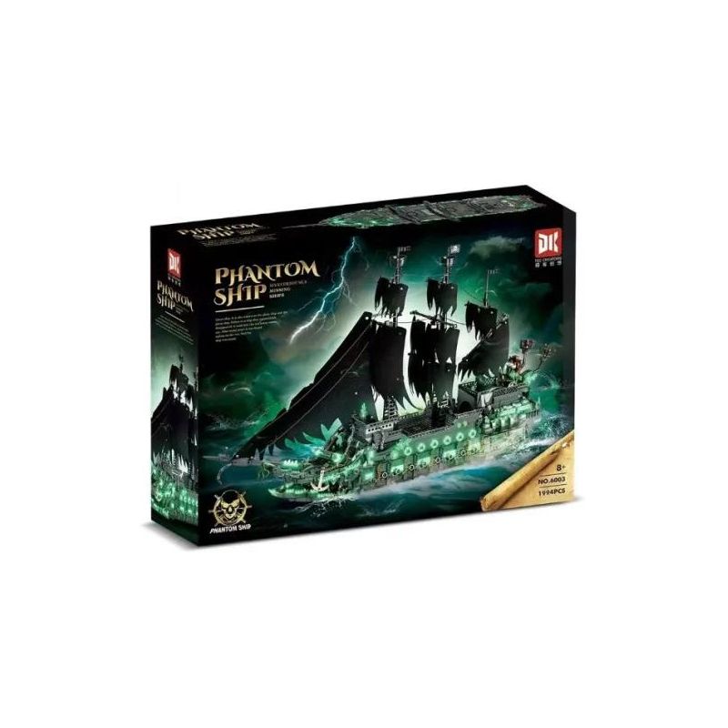 DK 6003 TÀU CƯỚP BIỂN MA bộ đồ chơi xếp lắp ráp ghép mô hình Pirates Of The Caribbean PHANTOM SHIP Cướp Biển Vùng Caribe 1994 khối