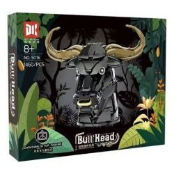 DK 5016 ĐẦU BÒ bộ đồ chơi xếp lắp ráp ghép mô hình Arts & Crafts BULL HEAD 1460 khối
