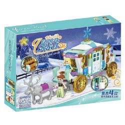 LUCKY STAR 30005 LÂU ĐÀI YCE VÀ SNOW PALACE bộ đồ chơi xếp lắp ráp ghép mô hình Girl Con Gái