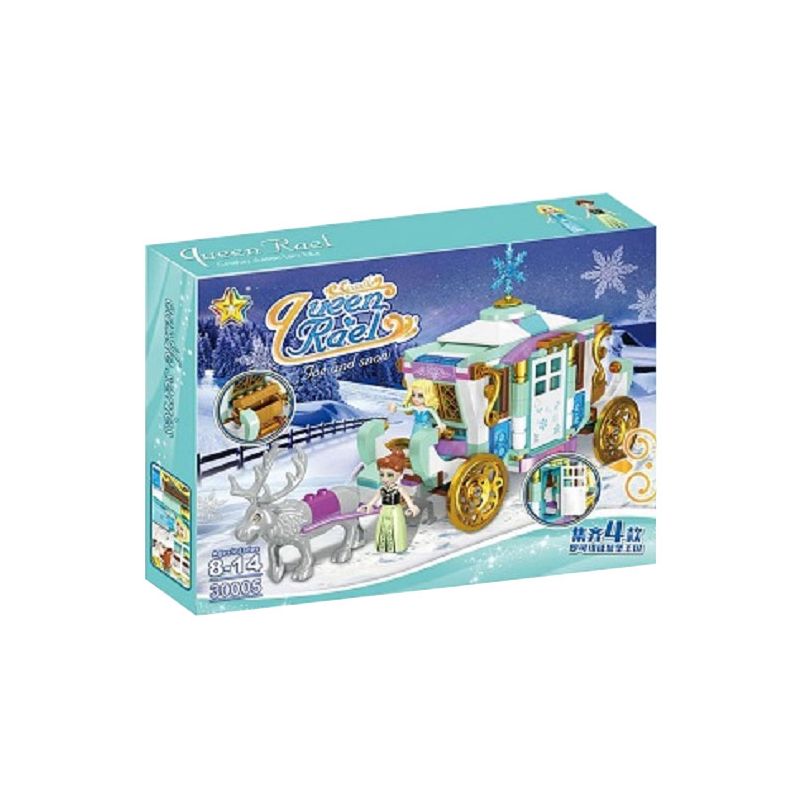 LUCKY STAR 30005 LÂU ĐÀI YCE VÀ SNOW PALACE bộ đồ chơi xếp lắp ráp ghép mô hình Girl Con Gái